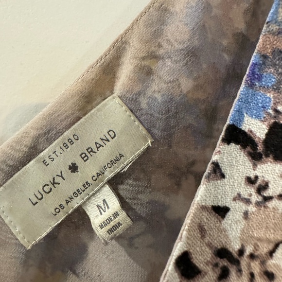 Lucky Brand floral print Maxi Dress size M Medium - Picture 3 of 7